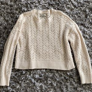NWOT AE super soft crop sweater